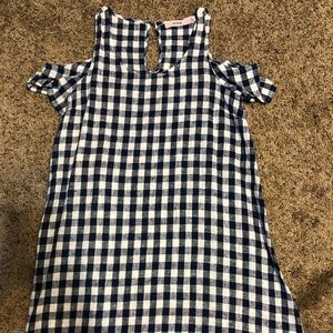 Summer picnic cold shoulder dress
